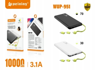 POWER BANK 10.000mAh, 3,1A WUP-951